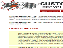 Tablet Screenshot of customrecycling.com